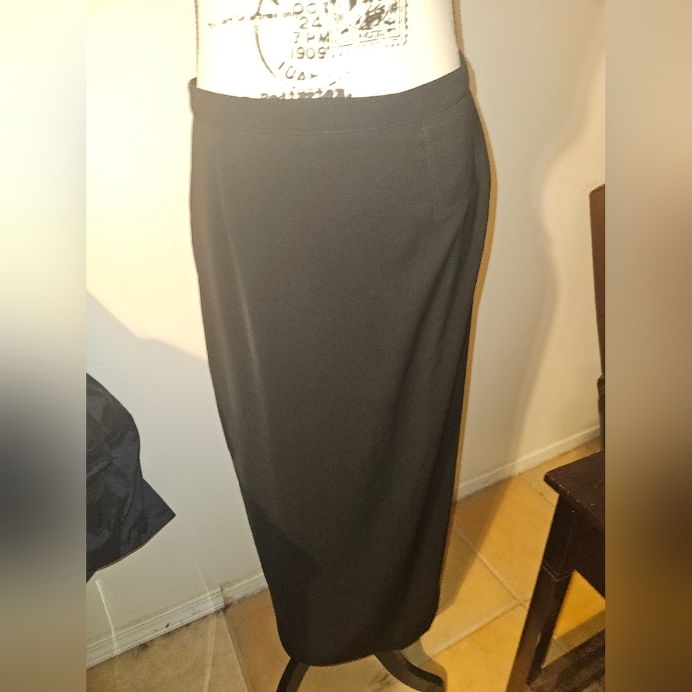 Private Edition By Chico's Womans Black Maxi Skirt Size 2 (12)